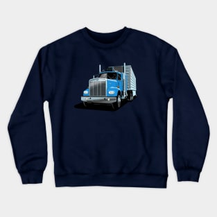 1976 Kenworth W900A in blue Crewneck Sweatshirt